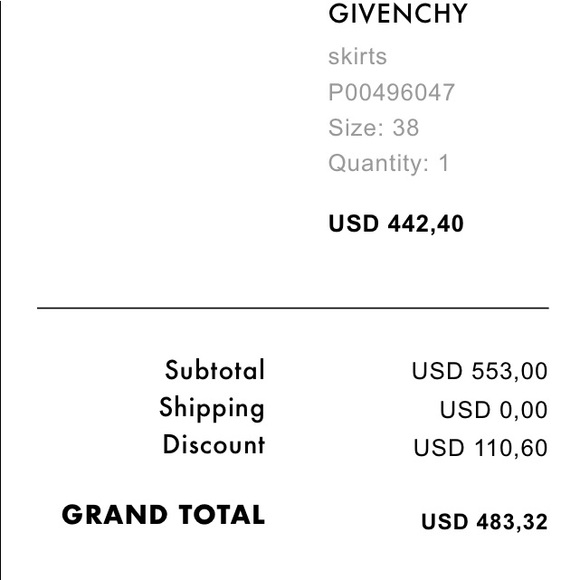 Givenchy Denim Mini Skirt - Picture 3 of 15